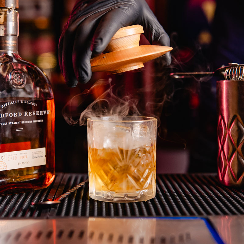 Smoked Cherry Old Fashioned